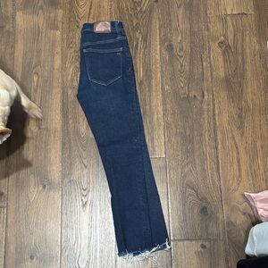 Madewell Dark Indigo Straight Leg Jeans